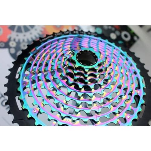 NEW MTB 11 Speed 9-50T Colorful Cassette Ultimate XD Cassette Rainbow 375g ULT Cassette Ultralight 11s Cassette 1299 k7