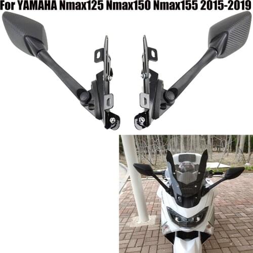 Motorcycle Rear View Mirror Back Sight Bracket Set Adjustable windscreen Bracket For Yamaha Nmax125 Nmax150 Nmax155 Nmax 155 125