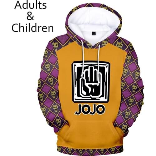 JOJOs fantastic adventure character suit 3D Hoodies men women Hot Autumn Hoodie boys girls sweatshirts 3D JOJO Kids pullovers