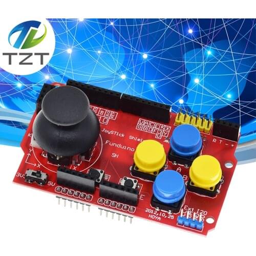 Joystick Shield for Arduino Expansion Board Analog Keyboard and Mouse Function Joystick Shield V1.2