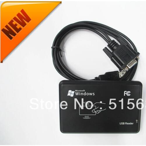 New Security Black USB RS232 RFID Reader Proximity Sensor 125khz Smart ID Card