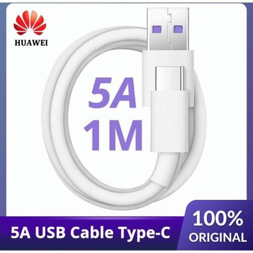 HUAWEI 5A USB Cable Type-C Super Charge Data Transferring Cable For SAMSUNG HUAWEI Mate 20 P20 P30 Pro HONOR AP71