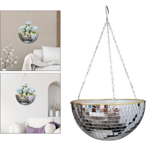 Ball Shape Hanging Basket Pots Plants Hanging Pot Patio Indoor Outdoor Decor