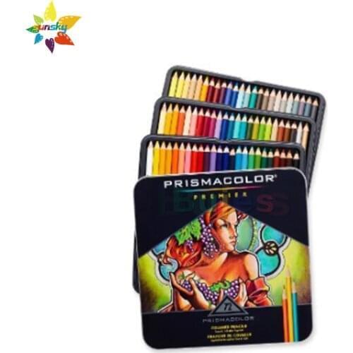 Prismacolor Preminer 24 48 72 150 soft colored ,Artist students' painting oil colored pencils,single Pupple color Series,PC993