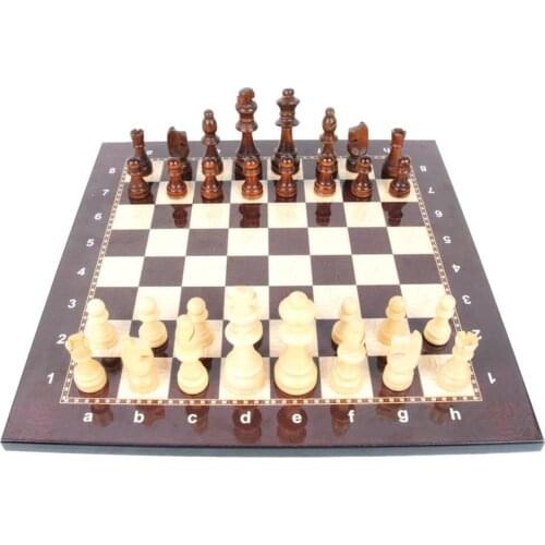 Luxury Chess Set Wooden Figure Wooden Chess Set Free Shipping