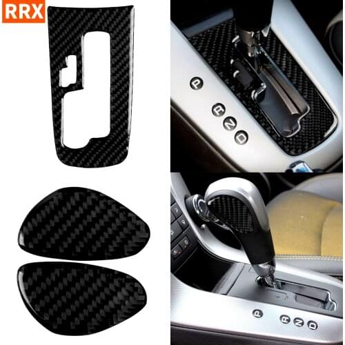 For Chevrolet Cruze 2009-2015 Carbon Car Gear Head Shift Knob Collar Protection Sticker Gear Shift Panel Cover Decal Accessories