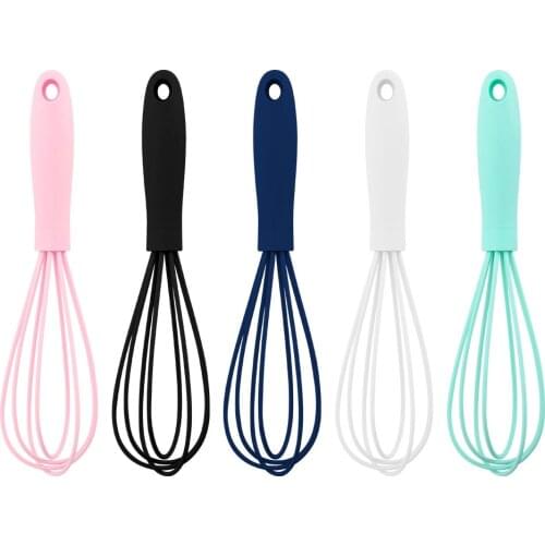 Food Grade Silicone Rotary Manual Egg Beater Mixer Milk Frother Kitchen Utensil accessories Easy to Clean Egg Whisk Bake Tool