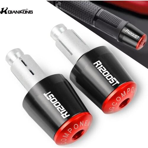 For BMW R1200ST R 1200 ST 2005 2006 2007 2008 2009 2010 Motorcycle CNC aluminum Handlebars Grips Ends Bar Ends Handlebars Caps