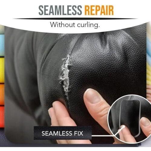 25*30cm Self Adhesion Litchi Faux Synthetic Leather Repair Patch Multicolor PU Sofa Hole Repair Car Sticker Decoration Dropship