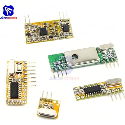 433Mhz Superheterodyne Wireless Receiver Module RXB12/RXB14/RXB8/RXC6/RXB6 for Arduino AVR 3.3 -5.5V