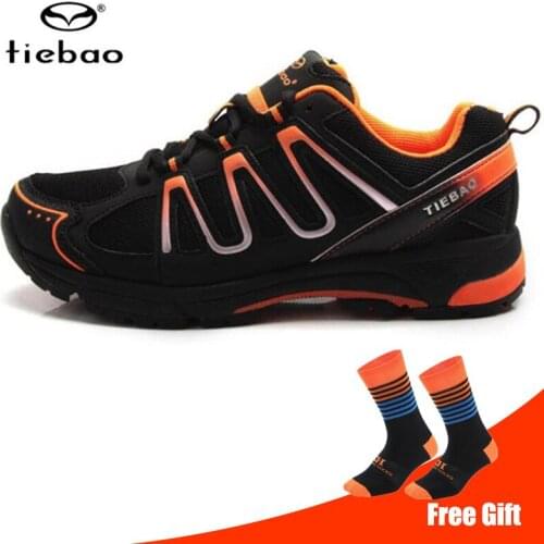 Tiebao Leisure Cycling Shoes Sapatilha Ciclismo Mtb Mountain Bike Bicycle Self-locking Bike Sneakers Women Bicicleta Carretera