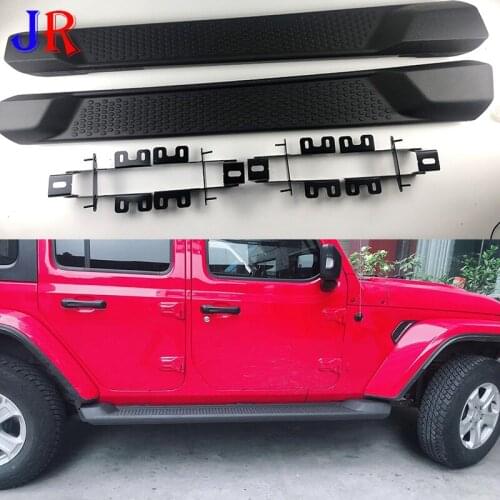 Order one to protect your car side step bar 2 doors 4doors For Jeep Wrangler JK 2007-2017 Foot step running board CN(Origin)