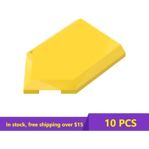 10PCS MOC Bricks 22385 2x3 shield light panel ldd 22385 35339 35341 For Building Blocks Parts DIY Construction for children Gift