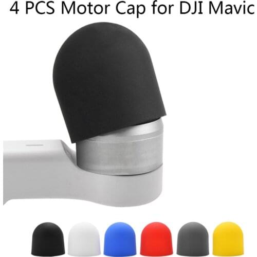 4pcs Bump-proof Soft Silicone Motor Case Protection Cover Cap Guard for DJI Mavic Pro Platinum Mavic 2 Pro Zoom Drone Parts