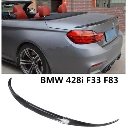 Carbon Fiber Car Rear Wing Trunk Lip Spoilers For BMW 4 Series F83 F33 428i 2014 2015 2016 2017 2018 M4-RKP