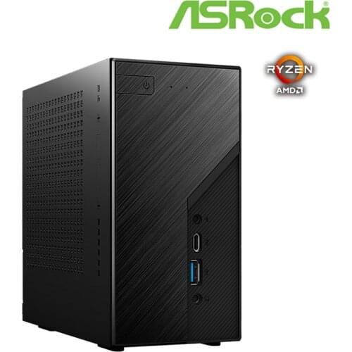 ASROCK DeskMini X300 MINI ATX Cases and motherboard WIFI M.2 STAT USB3.2 [ without ( CPU / SSD / RAMs) ] NB-RAM Socket AM4