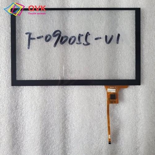 Black touch screen P/N F-09005-V1 F-WGJ96004-V1 Capacitive touch screen panel repair replacement parts