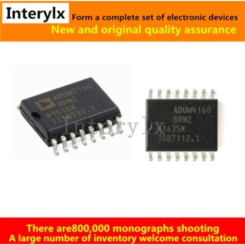 1Pcs NEW ADUM3160BRWZ ADUM4160BRWZ-RL ADUM3160/ADUM4160BR SOP-16 Digital Isolator IC Chip