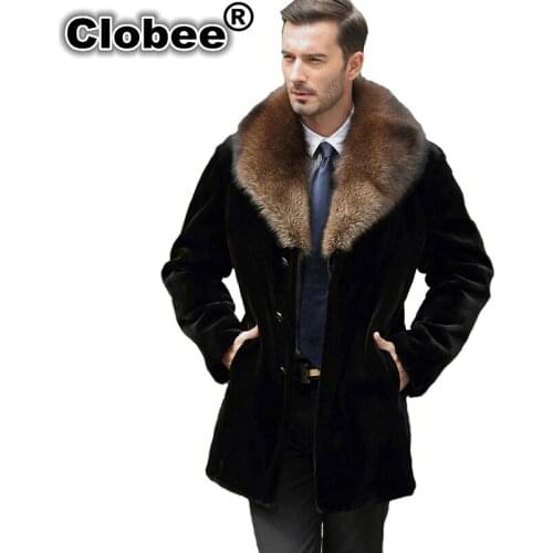 Clobee Men's Faux Leather Jackets