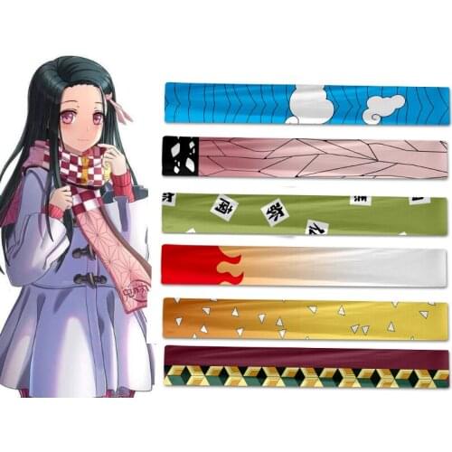 Anime Demon Slayer Cosplay Kimetsu No Yaiba Tanjiro Nezuko Giyuu Cosplay Costumes Winter Scarf Halloween Party For Women CS486