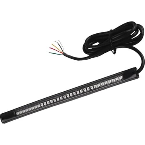 Motorcycle Flexible Integrated 48-LED Brake Tail Turn Signal Light Strip Motorcycle Car Accessories
