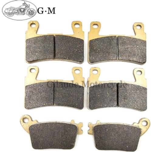 Motorcycle Front / Rear Brake Pads For Kawasaki ZX-6R ZX6R (ZX 636 EEFA/FFFA) 636cc ABS&Non ABS/30th Anniversary Edition 2015