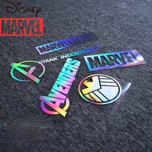 Disney Marvel Avengers Iron Man Car Sticker Car Decoration Decoration Cartoon Trend Personality Creative Sticker