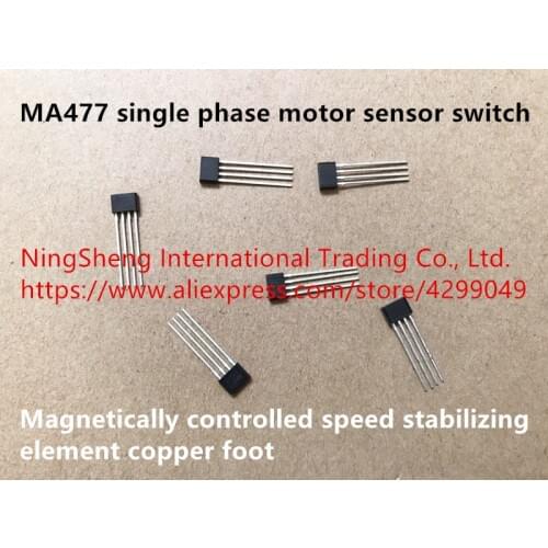 Original new 100% MA477 single phase motor sensor switch magnetically controlled speed stabilizing element copper foot