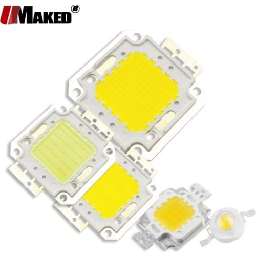 High Power LED COB Chip SpotLights Bulb Light Sources 1 3 5 10 20 30 50 100W Intergrated DC SMD Diode Floodlight Ligh lamps Diy