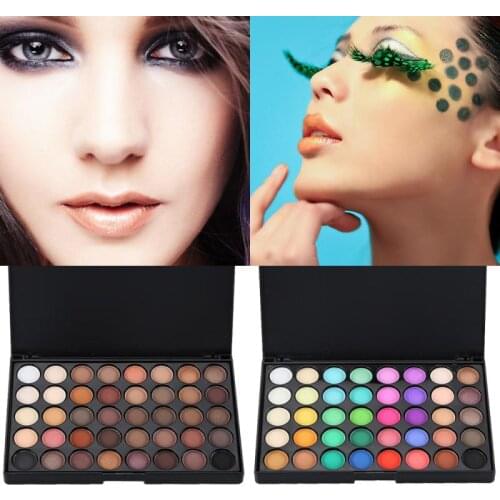 40 Color Makeup Eye Shadow Glitter Matte Cosmetic Matte Eyeshadow Pearlized Cream Palette High Quality New 2021 TSLM1