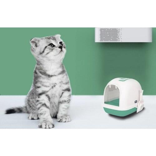 Pet Smart Deodorizer Intelligent Odor Eliminator Home Multi-Function Pet Air Purifier Pet Toilet Cat Litter Basin Smart Purifier