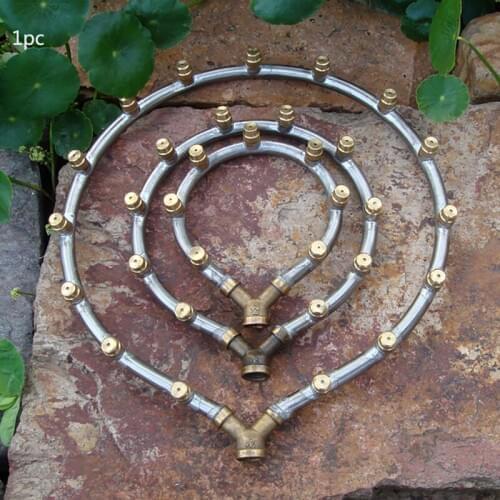 1pc mist sprinkler for watering flower washing car spraying irrigation atomizing spray nozzle 5/7/10/15/20/25/30heads