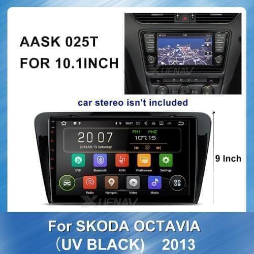 10.1" Car Radio Fascia Installation Frame Kit for Subaru OCTAVIA 2013 (UV black) Auto Radio Multimedia Frame Fascia Accessories