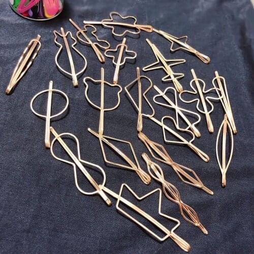 10pcs/20pcs Metal Hairpin Korean High Quality Classic Plated Copper Material Hairpin Hair Clips Hairpin DIY Accessories