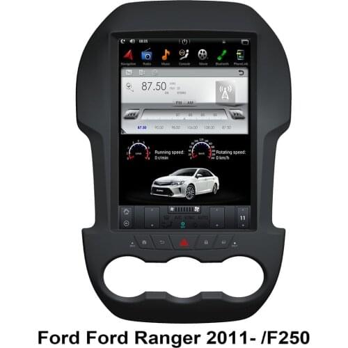 12.1" six core 9.0 Car DVD player 1280x800 Telsa Style Vertical Screen 32GB ROM Stereo GPS Navigation for Ford Ranger F250