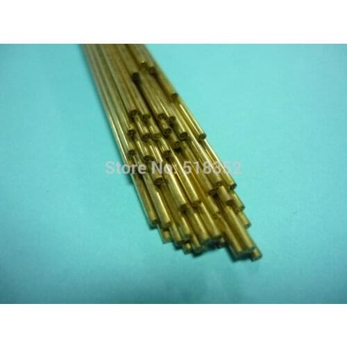 2.9mmx500mm Multihole Ziyang Brass Electrode Tube for EDM Drilling Machines