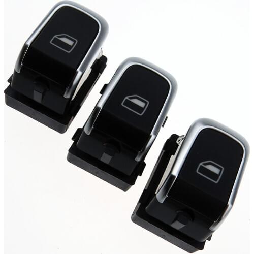 3 Pcs 4GD959855 4GD9598555PR 8KD959855A Electric Power Window Side Glass Control Switch Button For Q3 C7 A7 RS7 RS6 A8 A6 S6