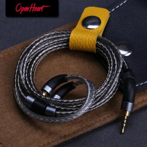 OPENHEART MMCX Cable 2.5/3.5/4.4mm Balanced Cable for Earphones Upgrade Replacement Silver Plated Cable High Quality Goodlooking