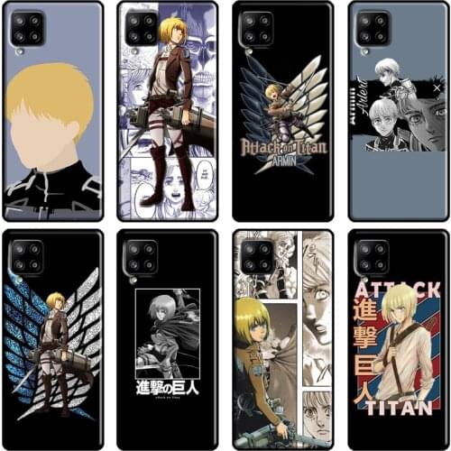 Armin Arlert Attack on Titan Anime Case For Samsung Galaxy A71 A70 A51 A12 A41 A31 A21S A20e A72 A52 A30 A40 A50 A02 Cover