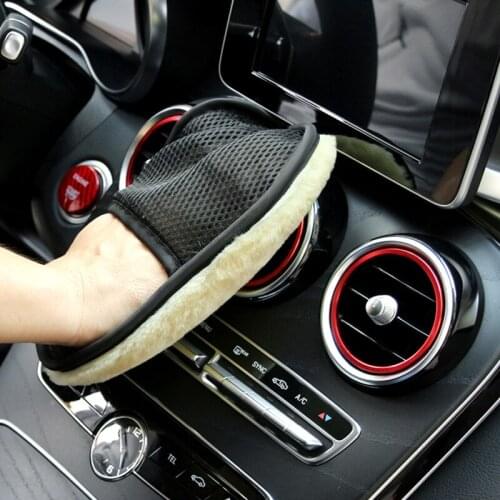 Car cleaning microfiber gloves for Suzuki SX4 SWIFT Alto Liane Grand Vitara Jimny S-Cross