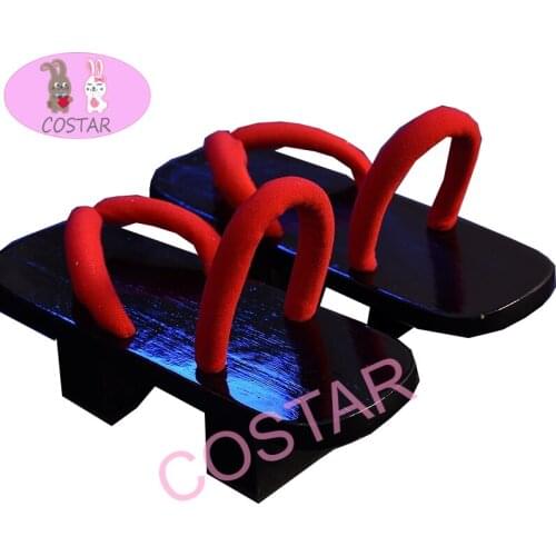 COSTAR Anime Genshin Impact Yoimiya Cosplay Shoes Clogs Halloween For Women New Hot Game Wood anime cosplay