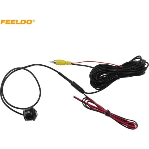 FEELDO 1Set Universal Waterproof Car 360 Degree Rotatable Backup Rear View Night Vision Parking Camera #AM946