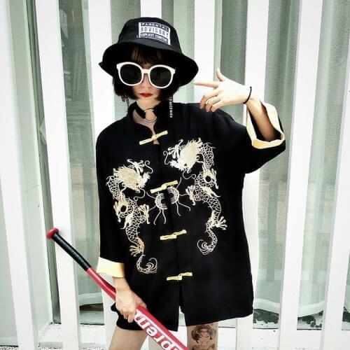 Traditional Japanese Kimonos Yukata Women Dragon Kimono Karate Samurai Costume Japanese Clothing Female Kimono Japones FF2072