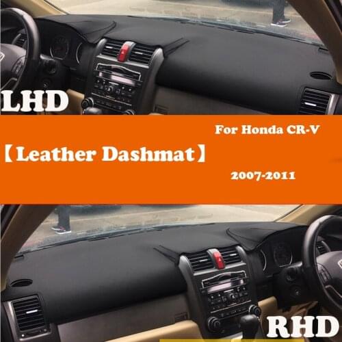 Leather Dashmat Accessories Car-Styling Dashboard Covers Pad Dash Mat Sunshade For Honda CRV cr-v CR V 2007 2008 2009 2010 2011