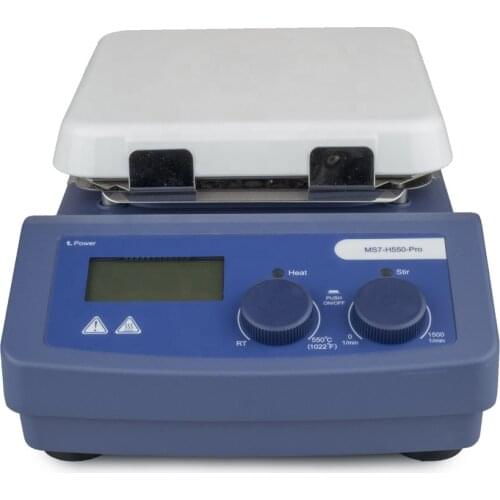 MS7-H550-Pro 550 Centigrade LCD Digital Magnetic Hotplate Liquid Stirrer 20L Brushless DC Motor