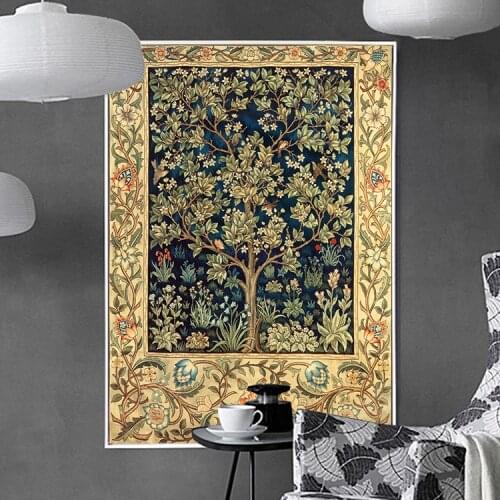 Full stitch Lucky Tree painting Cross stitch kit 11CT Printed Canvas Embroidery DIY Handmade Needlework Wall Home Decor