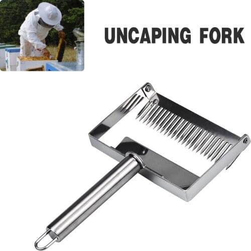 Beekeeping Uncapping Honey Knife 26 Pin Honey Fork For Bee Keeping Tool Honeycomb Scraper Goods For Beekeeper Supplies Equipment
