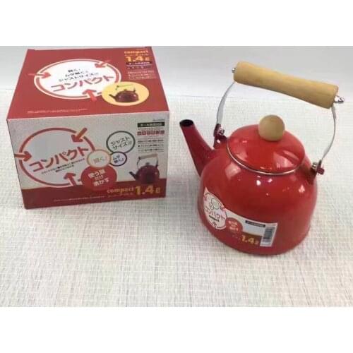 1.4L Japanese enamel Household kettle Gas stove induction cooker universal Chinese medicine pot Teapots