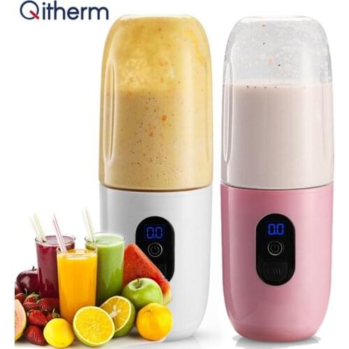 Portable Blender Electric Juicer 480ML USB Rechargable Mini Juice Cup Automatic Fruit Mixers Electric Juicer Machine