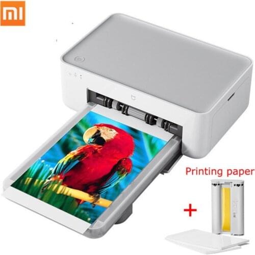Xiaomi Mijia Mi Photo Printer 6-inch High-Definition Auto Film Multi-size ID Photos Smart Printer Wireless Phone Photo Printer
